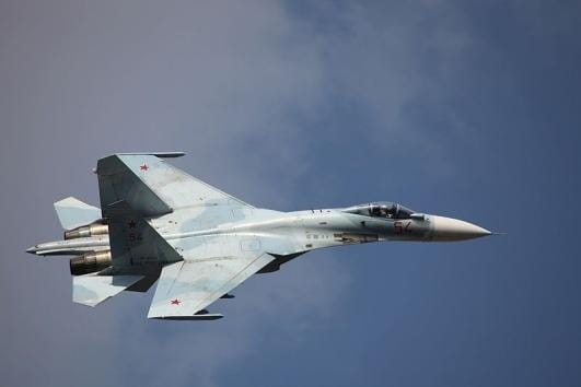 Rozbił się rosyjski myśliwiec Su-27 - www.gosc.pl