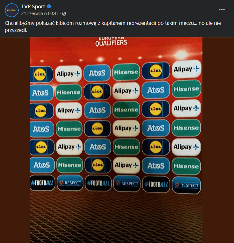 Źródło: Oficjalny profil TVP Sport na Facebooku