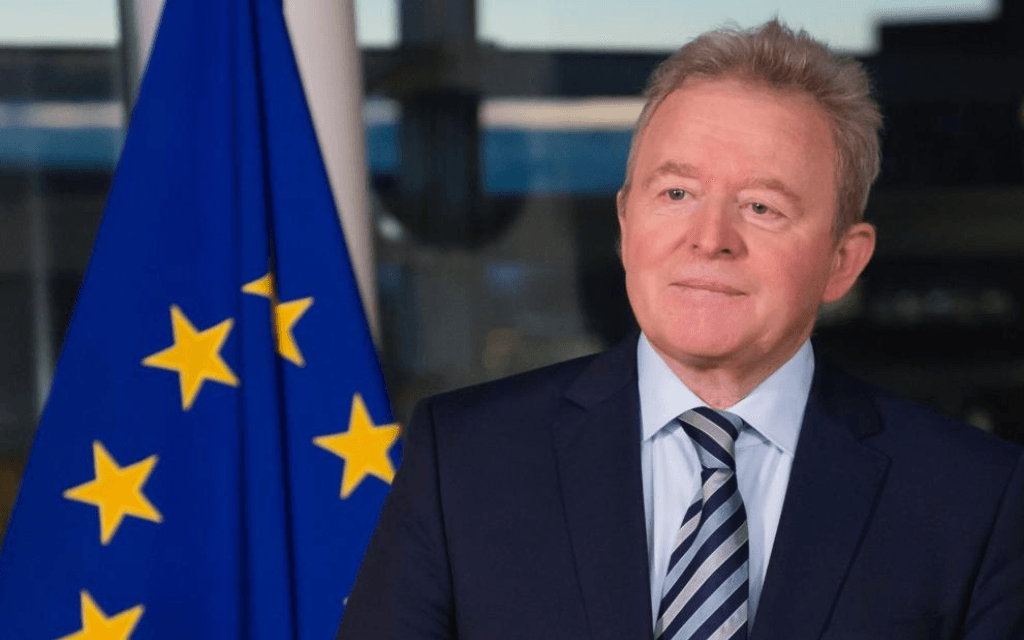 Komisarz ds. rolnictwa Unii Europejskiej Janusz Wojciechowski