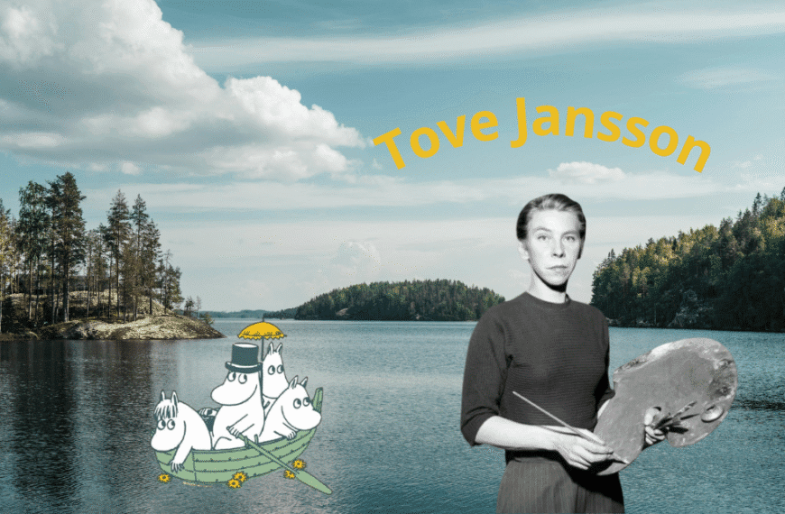 Tove Jansson na tle fińskiego krajobrazu