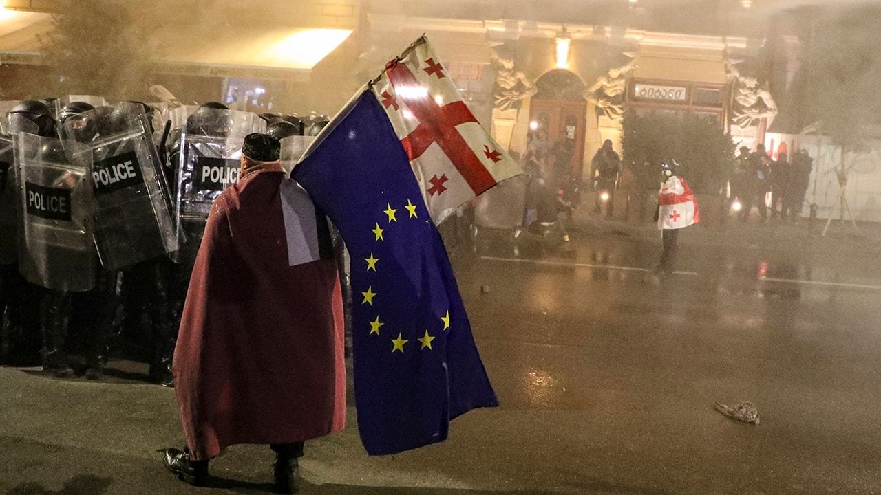 Gruzja 2025: protesty w Tbilisi po wyborach lokalnych